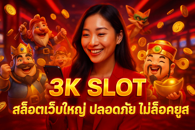 3K SLOT สล็อตเว็บใหญ่ ปลอดภัย ไม่ล็อคยูส