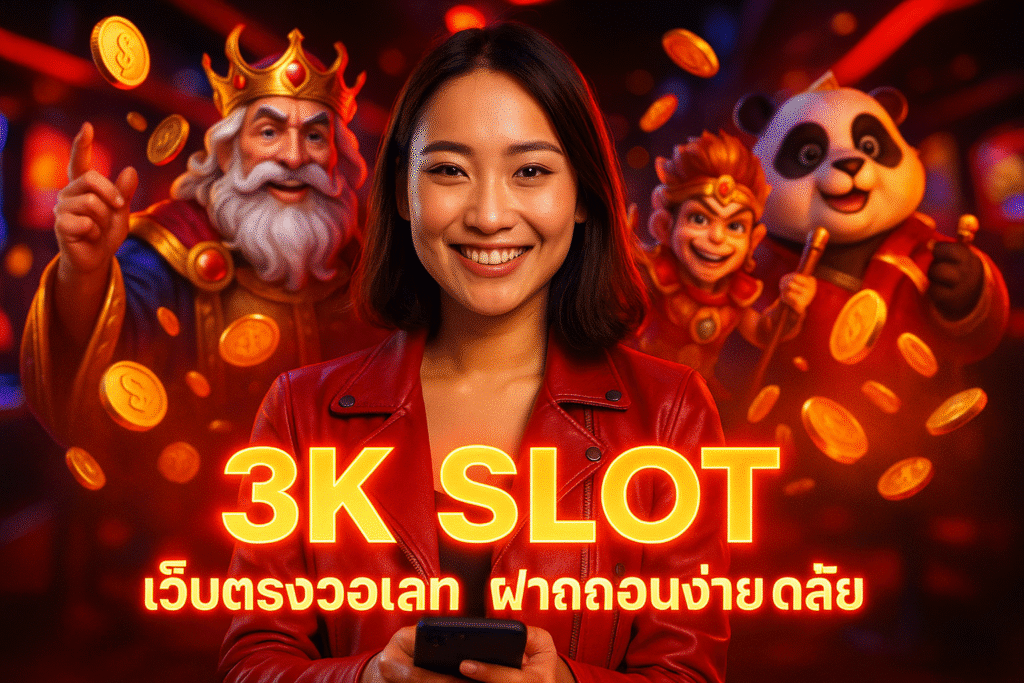 3K SLOT เว็บตรงวอเลท ฝากถอนง่าย ปลอดภัย