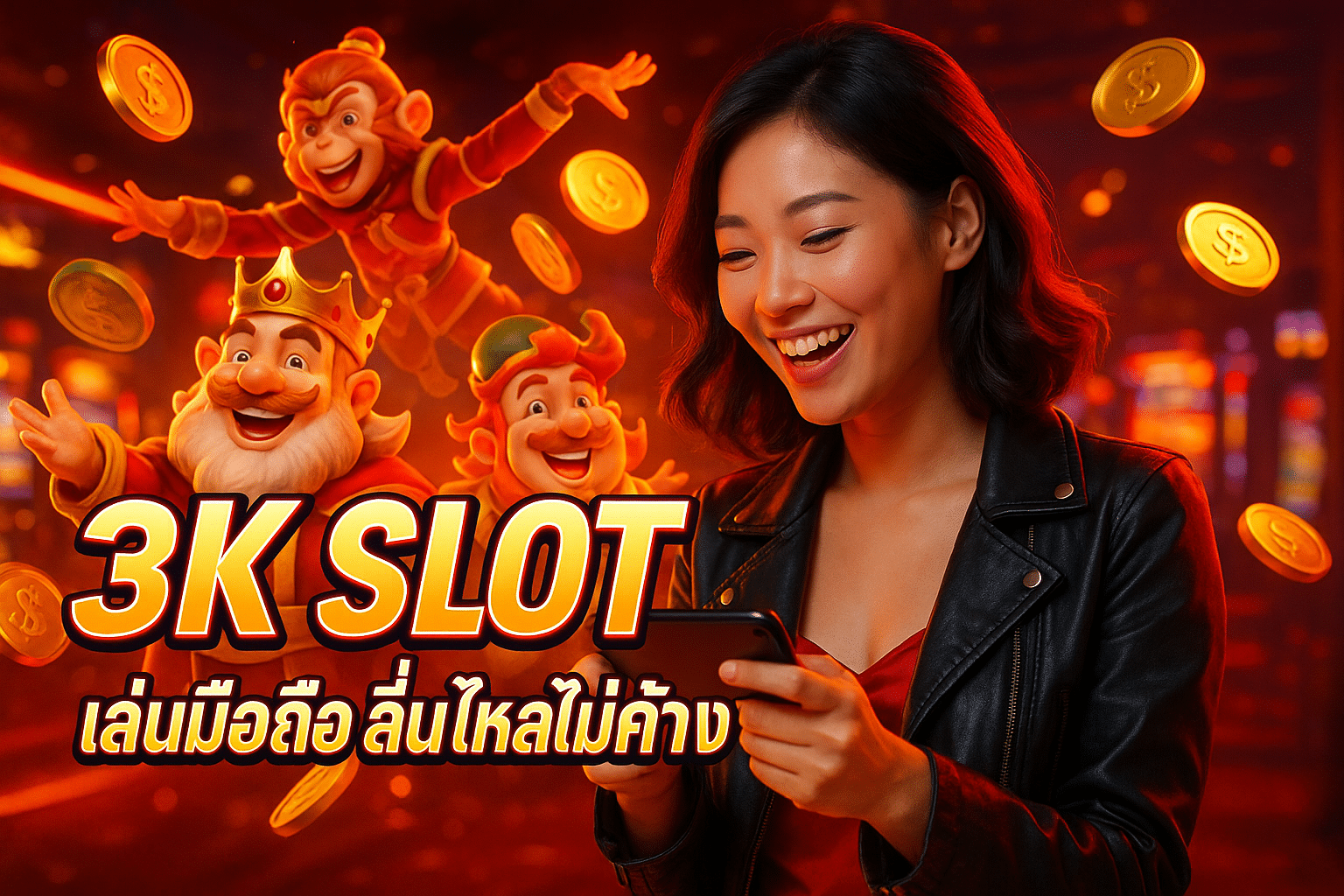 3K SLOT เล่นมือถือ ลื่นไหลไม่ค้าง