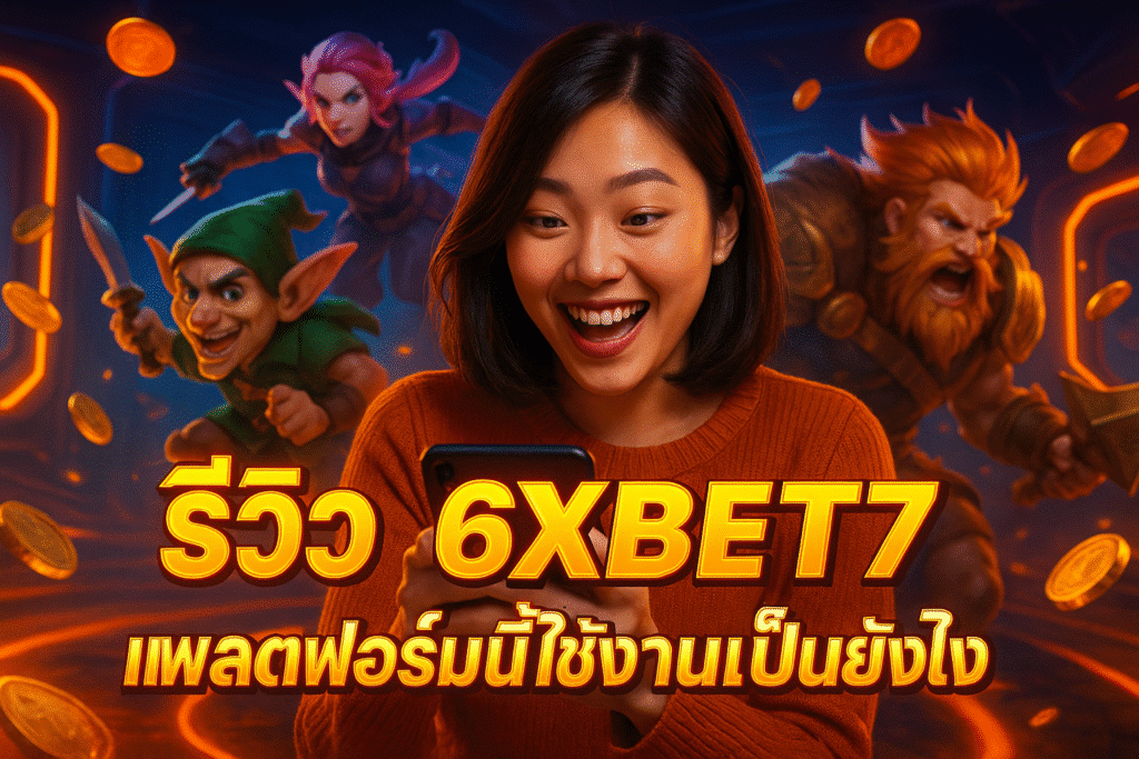 รีวิว 6XBET7 แพลตฟอร์มนี้ใช้งานเป็นยังไง